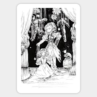 Marionette Show Sticker